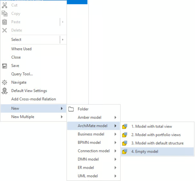 Bizzdesign create ArchiMate model in pkg