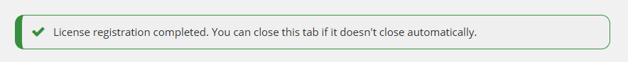 Browser - 4 - License key reuse
