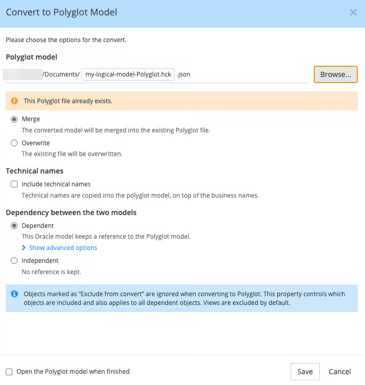 Convert to Polyglot dialog-merge or overwrite