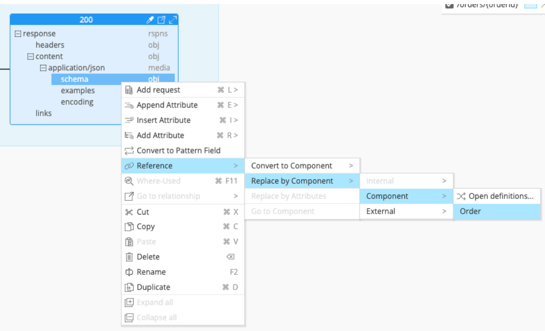 Normalized Polyglot order comp create ext ref