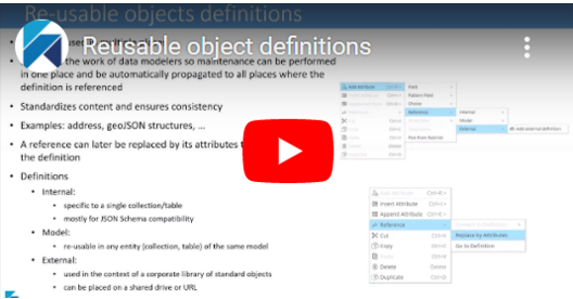 re-usable object definitions video